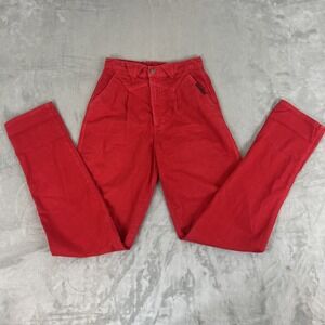 Rocky Mountain Jeans Womens 27x33 ACTUAL Rockies Red Denim High Rise Vintage